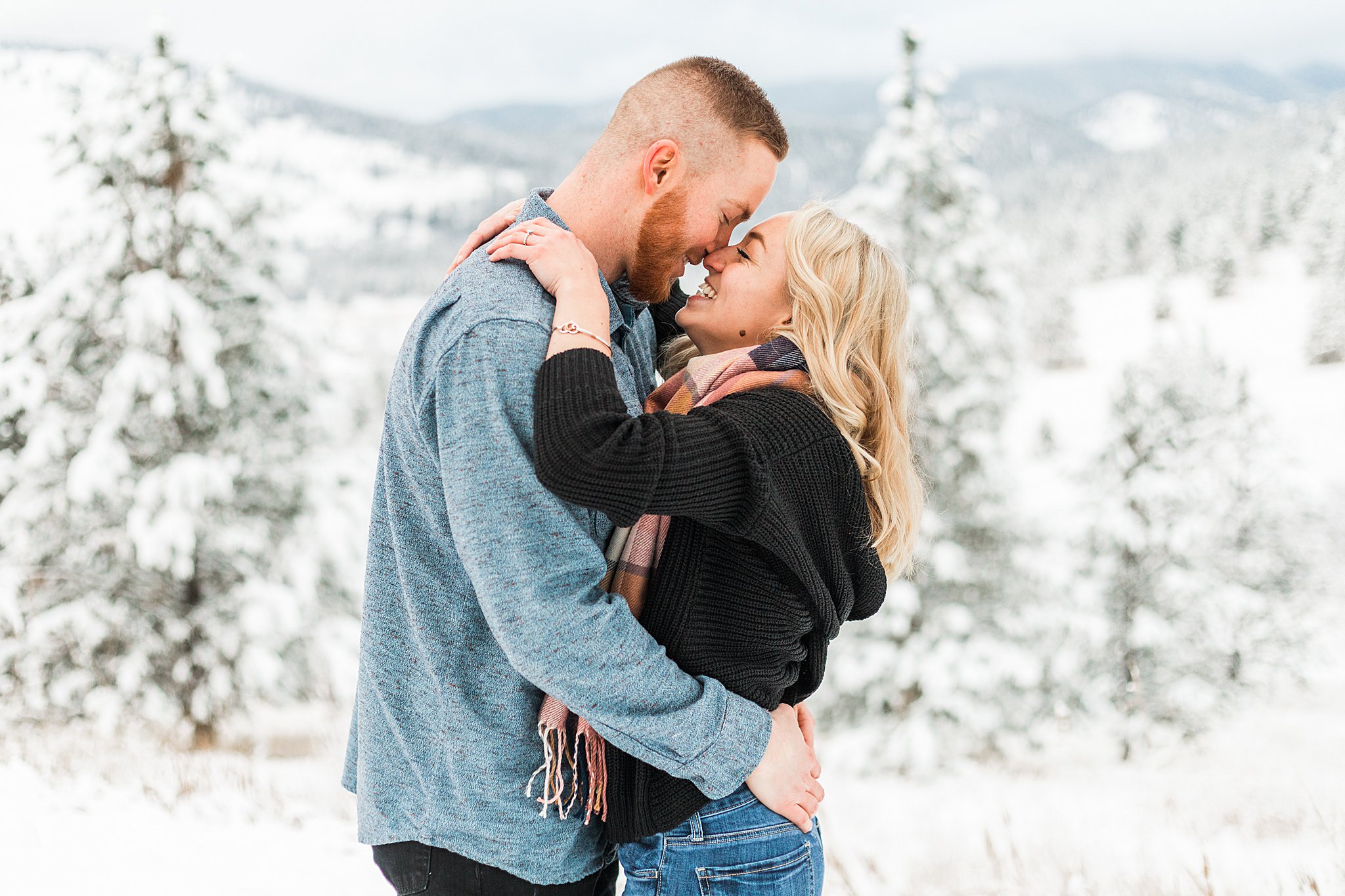 mountain engagement, engagment session in mountains, montana winter, montana engagement, engagement, engagement session, montana photoshoot, montana winter, winter engagement, winter couple session